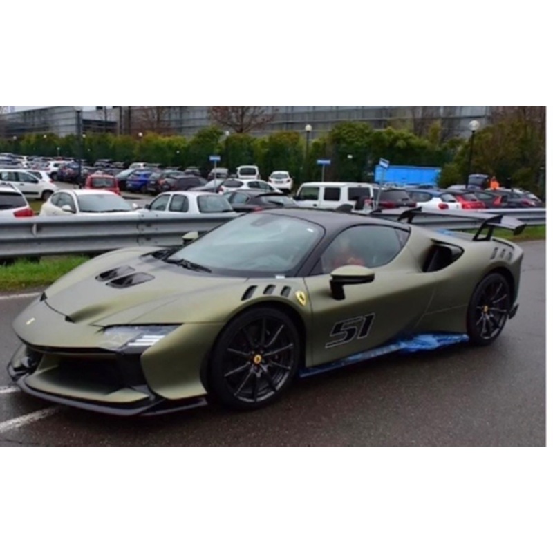 1/64 HH Model Ferrari SF90 XX Stradale (Verde Masoni Opaco Green) Car Model