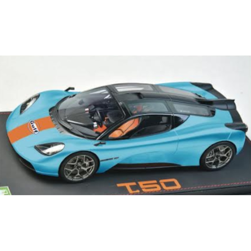 1/18 Meko Model Gordon Murray Automotive Type 50 (Gulf Blue) Car Model Limited 50 Pieces