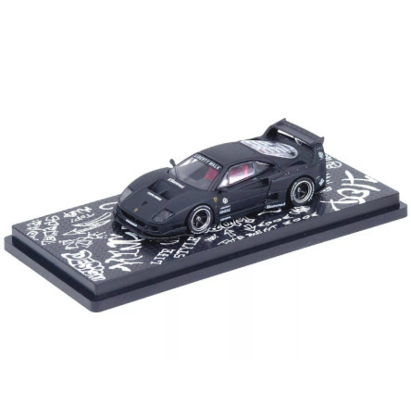 1/64 Inno64 Ferrari F40 LBWK (Matte Black) Hong Kong Toy Car Salon Diecast Car Model