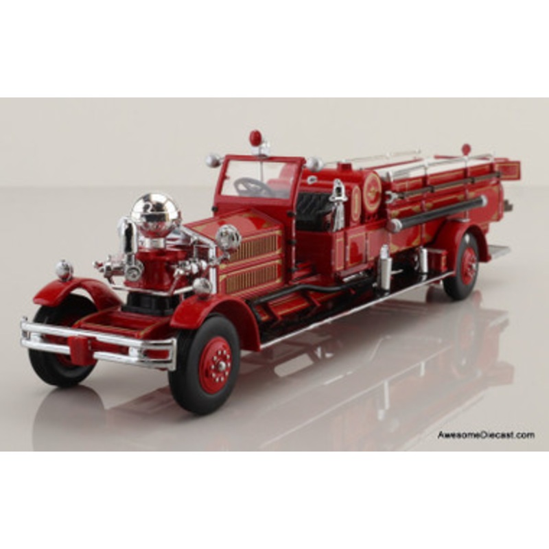 1930 Ahren's Fox Quad Fire Engine 1:43 Diecast Model Fire Truck by Matchbox