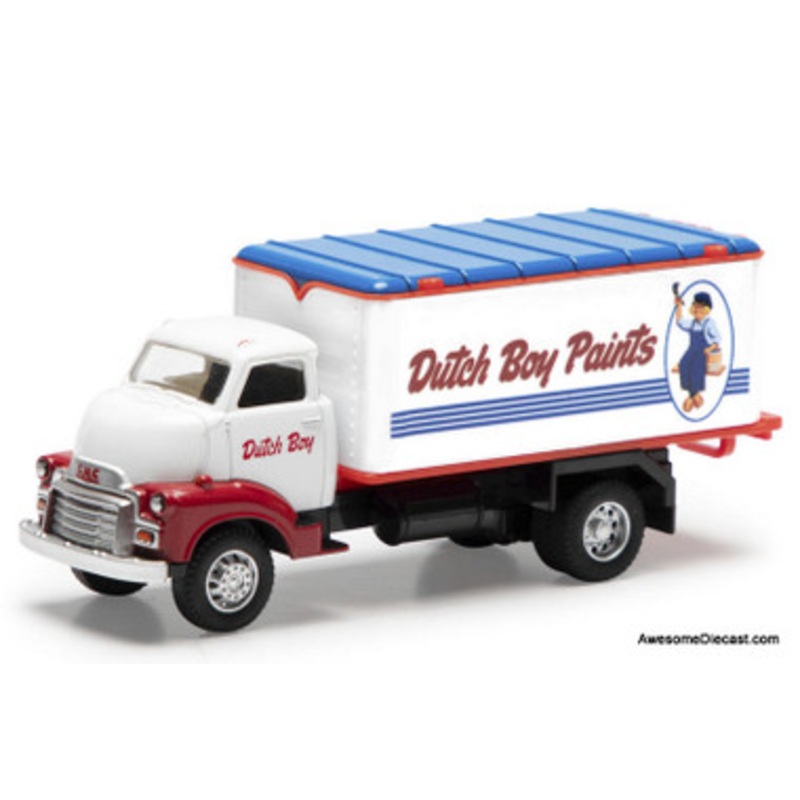1954 GMC Box Truck: Dutch Boy Paints 1:48 ABS Plastic Model Truck by Denver Diecast