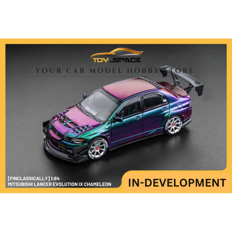 [FINCLASSICALLY] 1:64 Mitsubishi Lancer Evolution IX Chameleon