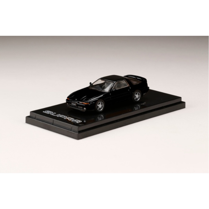 Hobby Japan 1/64 Toyota SUPRA (A70) 2.5GT TWIN TURBO R BLACK HJ641026RBK
