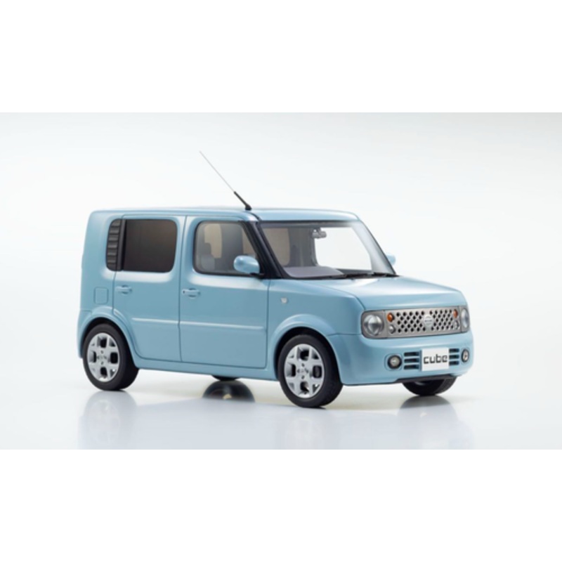 1/18 Kyosho Nissan Cube (Air Blue) Car Model