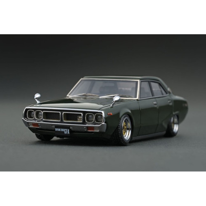 1/43 IG Ignition Model Nissan Skyline 2000 GT-X (GC110) (Green) Car Model IG0389