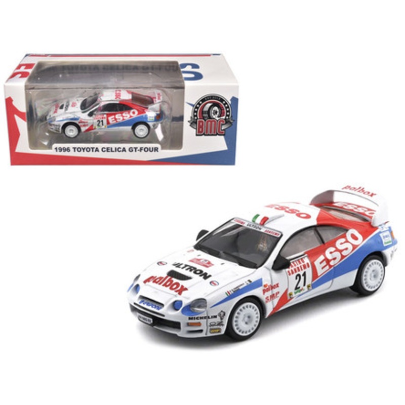 1/64 BMC Toyota Celica ST205 -Rallye Sanremo -Rallye d'Italia 1996 LHD_#21 (ESSO) Diecast Car Model