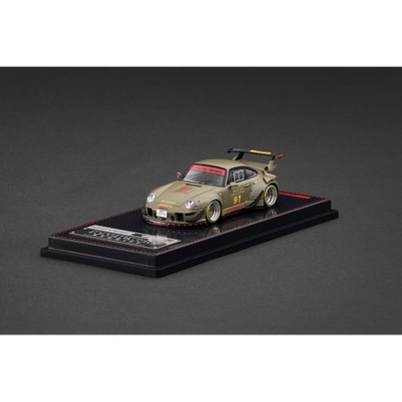 1/64 Ignition Model Porsche 911 Rauh-Welt Begriff RWB 993 (Matte Green) Car Model