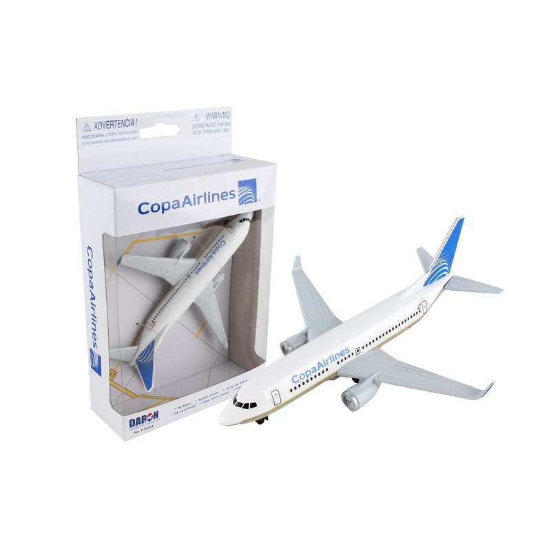 6 Inch Boeing 737 Copa Airlines 1/220 Scale Diecast Airplane Model by Daron (Single Plane)