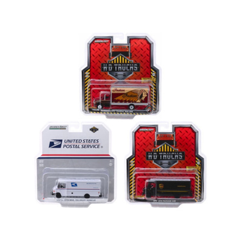 "Heavy Duty H.D. Trucks" Set of 3 pieces Series 17 1/64 Diecast Models by Greenlight