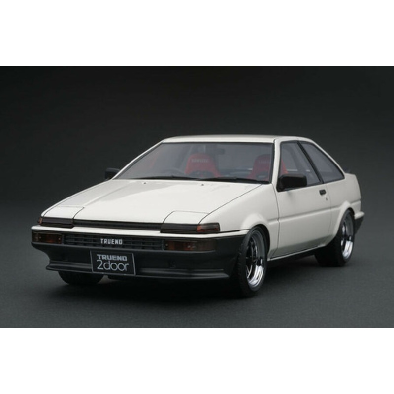 1/18 IG Ignition Model Toyota Sprinter Trueno (AE86) Two Door Apex (White) IG0549