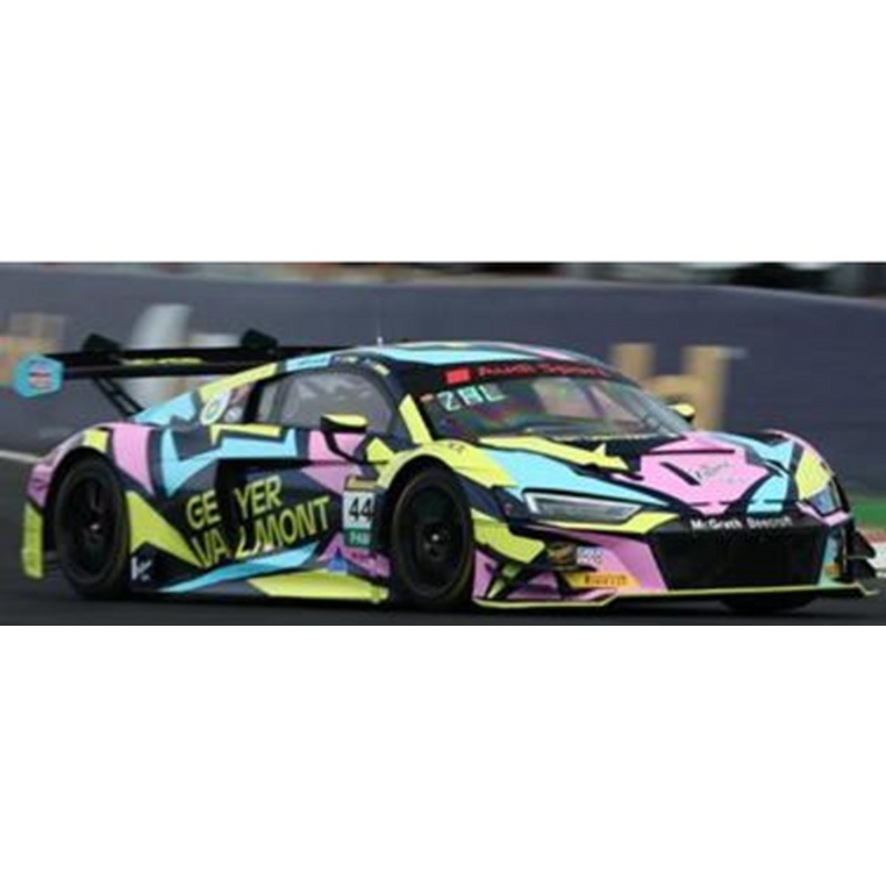 1/43 Spark Audi R8 LMS EVO II No.44 Geyer Valmont Racing Bathurst 12H 2025 S. Andrews - M. Zalloua - S. Pires Car Model