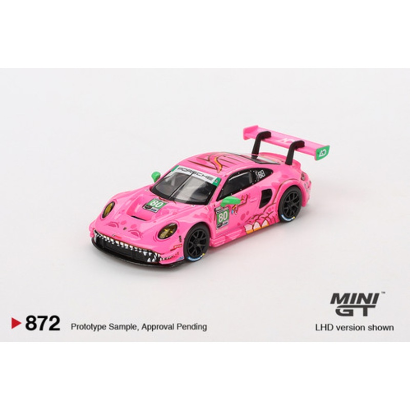 1/64 Mini GT 2023 Porsche 911 GT3 R #80 AO Racing IMSA VIRginia Roxy Diecast Car Model
