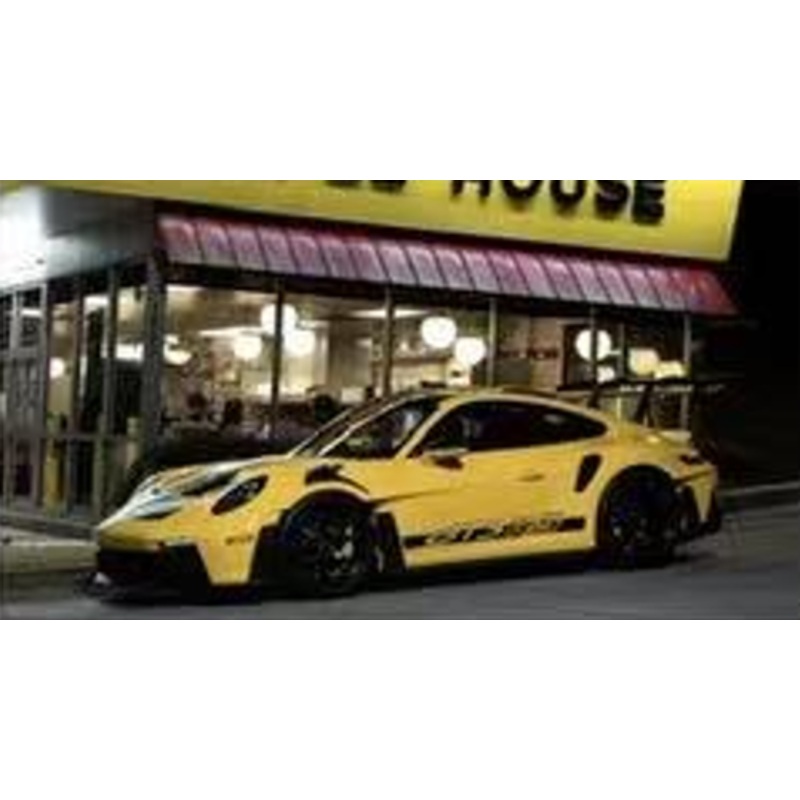 1/18 HH Model Porsche 911 (992.1) GT3 RS (Speed Yellow) Car Model Limited 30 Pieces