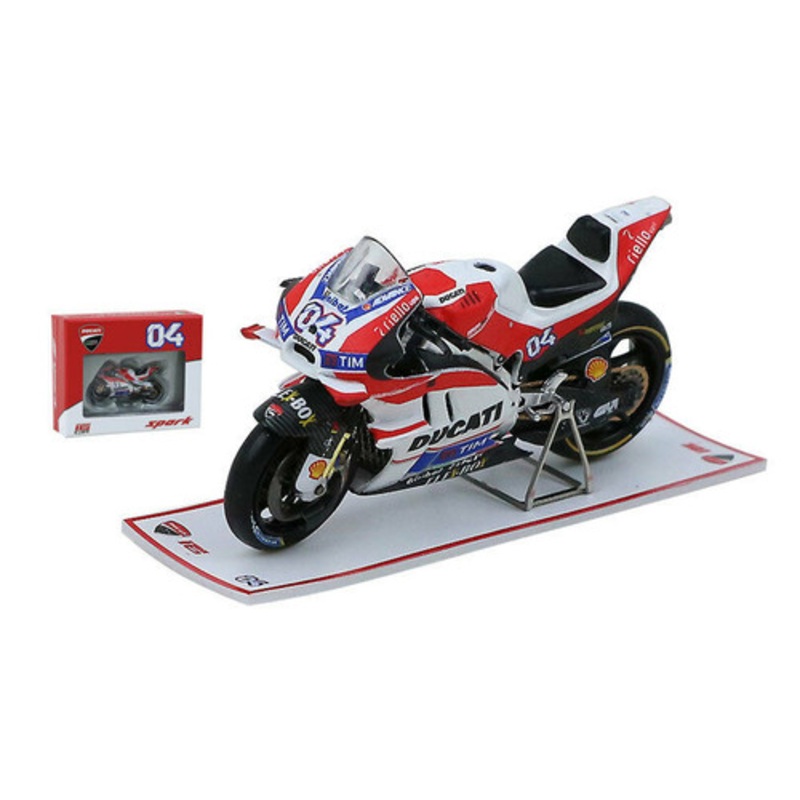 1/43 Ducati GP 16 #04 - Team Ducati 2nd Austria GP - Red Bull Ring - Spielberg Andrea Dovizioso model car by Spark