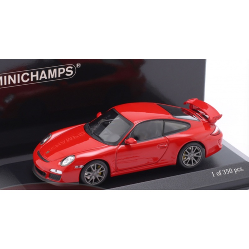 1/43 Minichamps 2009 Porsche 911 997 GT3 (Red) Diecast Car Model