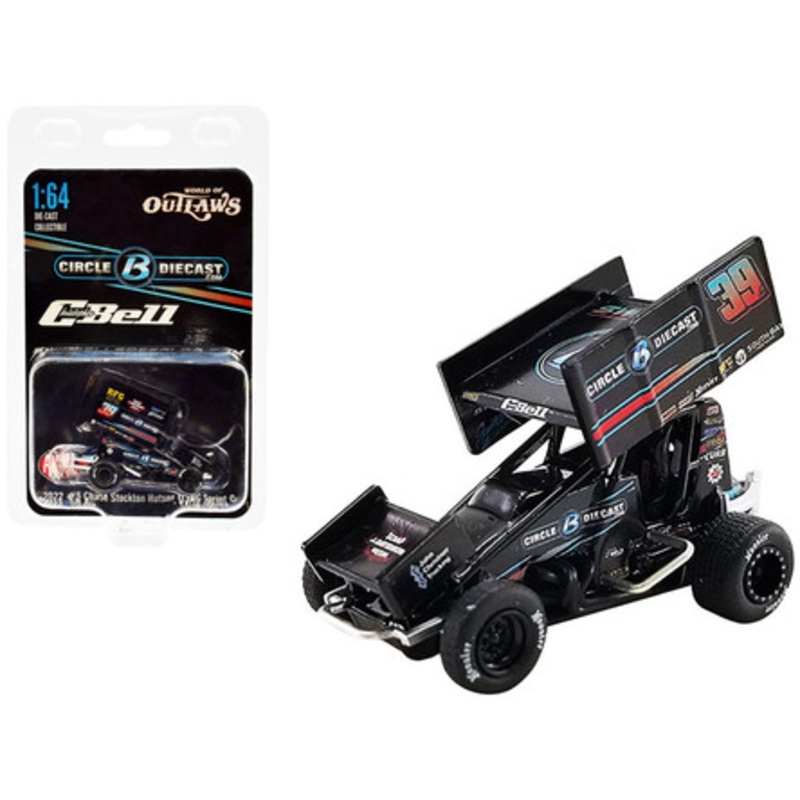 Winged Sprint Car #39 Christopher Bell "Circle B Diecast" Swindell Speedlab "World of Outlaws" (2022) 1/64 Diecast Model Car by ACME