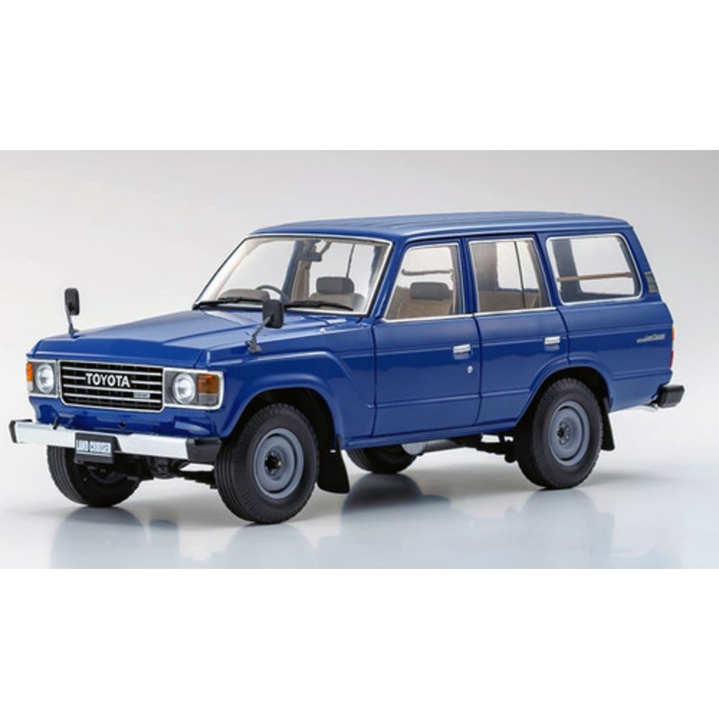1/18 Kyosho Toyota Land Cruiser 60 LC60 (Blue) Diecast Car Model