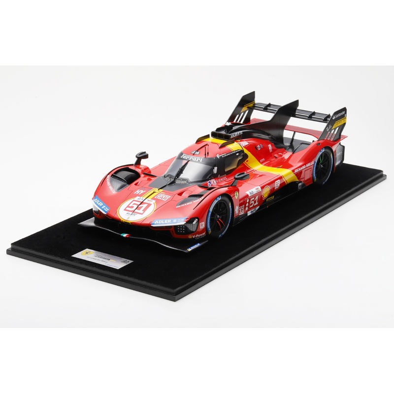 Ferrari - 499P Hypercar (2023) N*51 Winner Le Mans 1:12 - Plexi Case - Looksmart