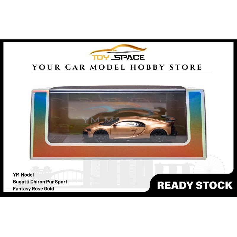 [YM MODEL] 1/64 Chiron Pur Sport - Fantasy Rose Gold [Limited 299 pcs]
