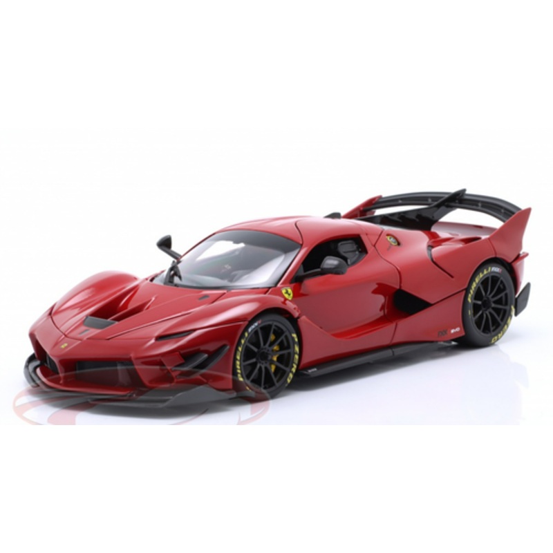 1/18 BBurago 2018 Ferrari FXX-K Evo Hybrid 6.3 V12 (Red) Diecast Car Model