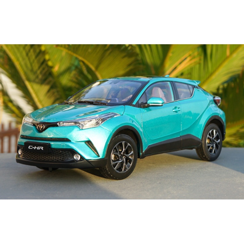 1/18 Dealer Edition Toyota C-HR CHR IZOA (Blue w/ Blue Roof) Diecast Model