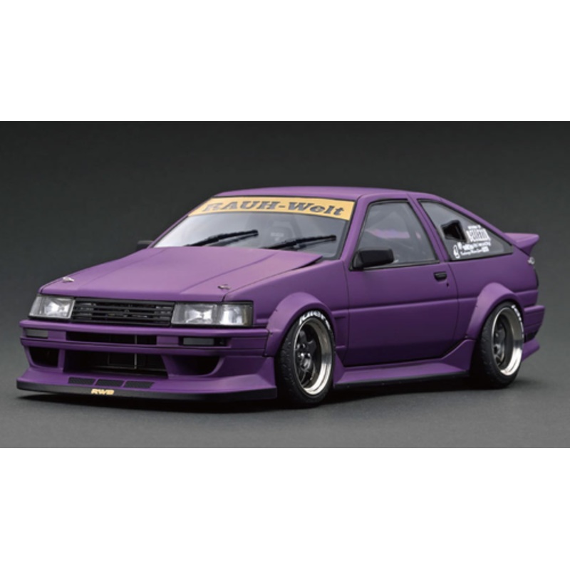 1/18 Ignition Model Toyota RWB AE86 Matte Purple
