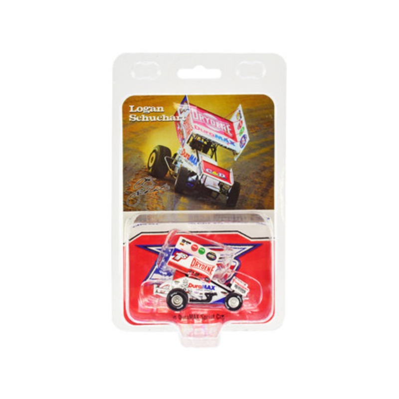 Winged Sprint Car #1S Logan Schuchart "Drydene - Duramax" Shark Racing "World of Outlaws" (2022) 1/64 Diecast Model Car by ACME