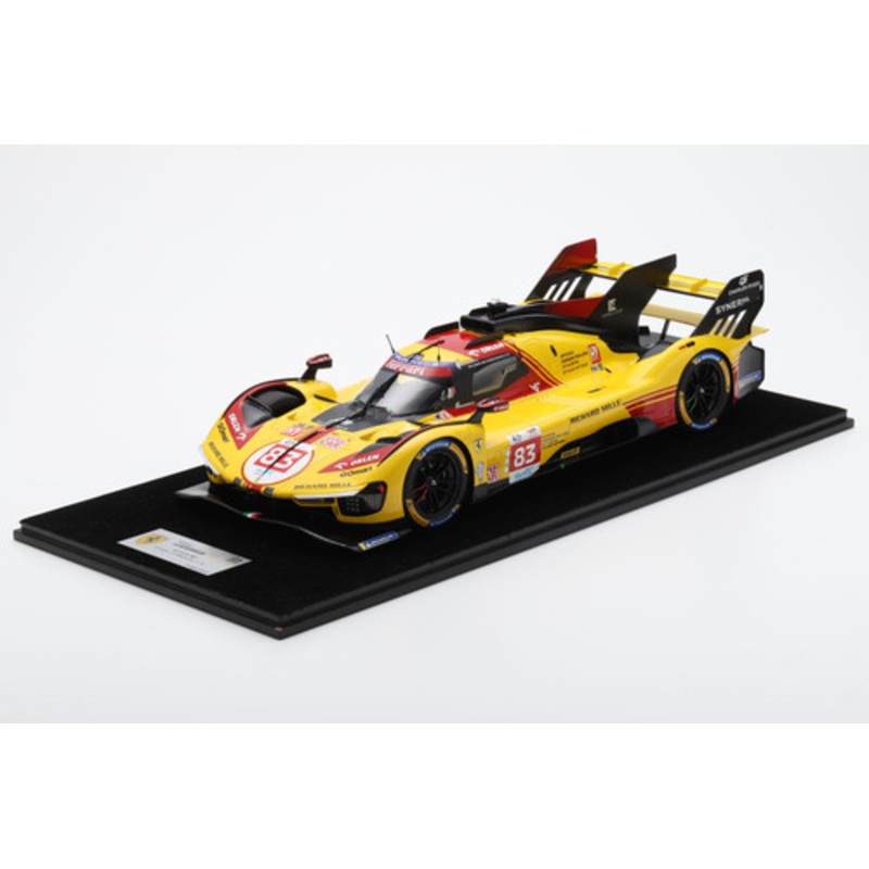 1/12 Looksmart 2024 Ferrari 499P #83 AF Corse Le Mans 24H R.Kubica, R.Shwartzman, Y.Ye Car Model