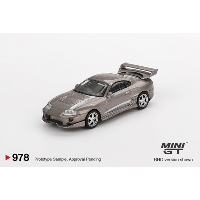 1/64 Mini GT Toyota Supra VeilSide Combat V-II (Combat Grey) Diecast Car Model