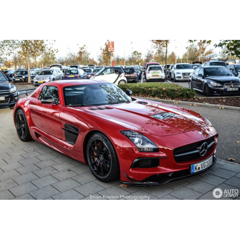 1/18 HH Model Mercedes-Benz SLS AMG Black Series (Mars Red) Resin Car Model Limited 60 Pieces