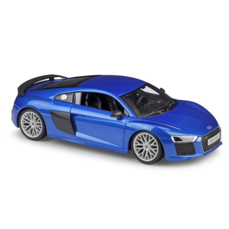 1/18 Maisto Premium Edition Audi R8 V10 Plus (Blue) Diecast Car Model