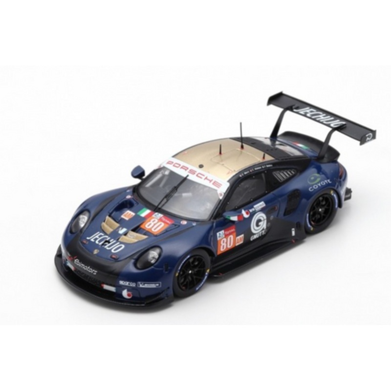 1/43 Porsche 911 RSR #80 24H Le Mans 2018 Ebimotors F. Babini - C. Nielsen - E. Maris