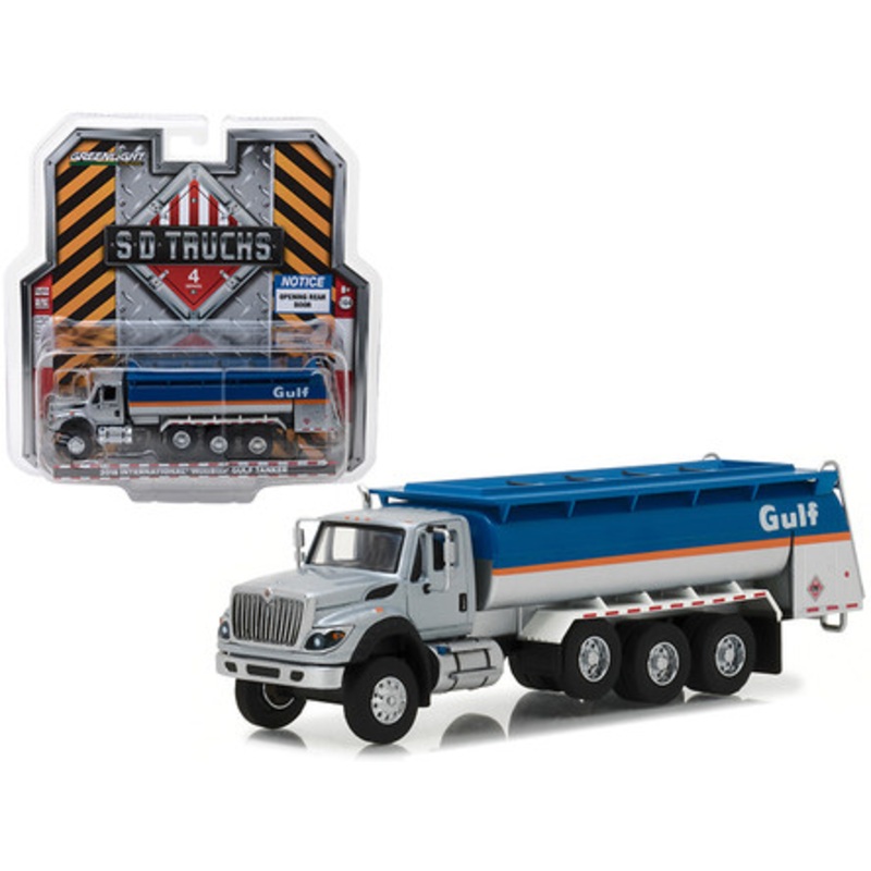 2018 International WorkStar Gulf Oil Tanker Truck S.D. Trucks Series 4 1/64 Diecast Model by Greenlight
