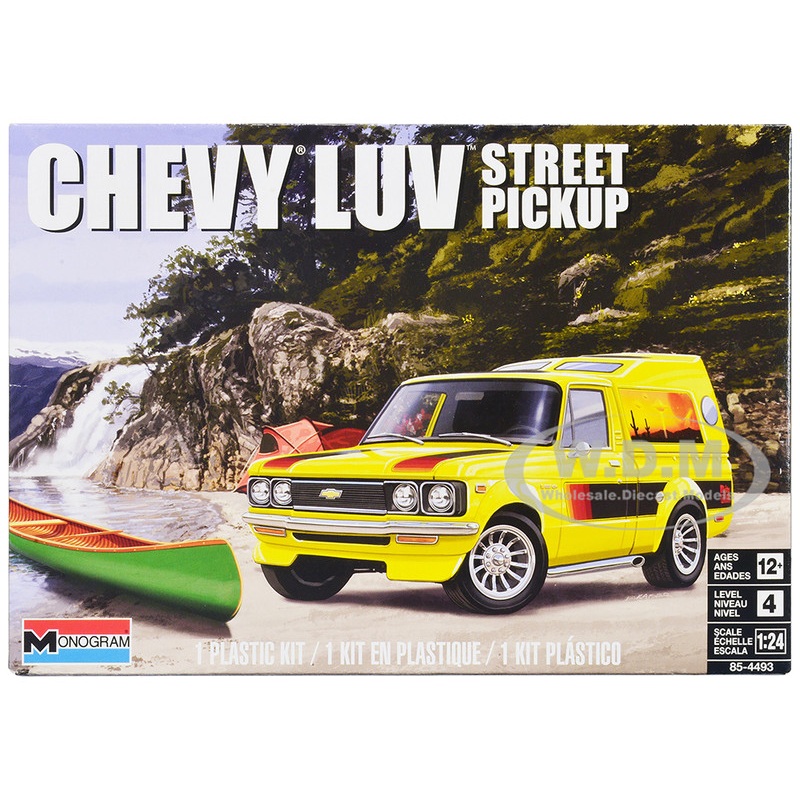 Level 4 Model Kit Chevrolet LUV Street Pickup Truck "Monogram" Series 1/24 Scale Model by Revell