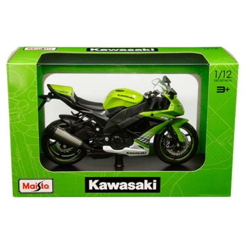 1/12 Kawasaki Ninja ZX-10R (Green) Diecast Model