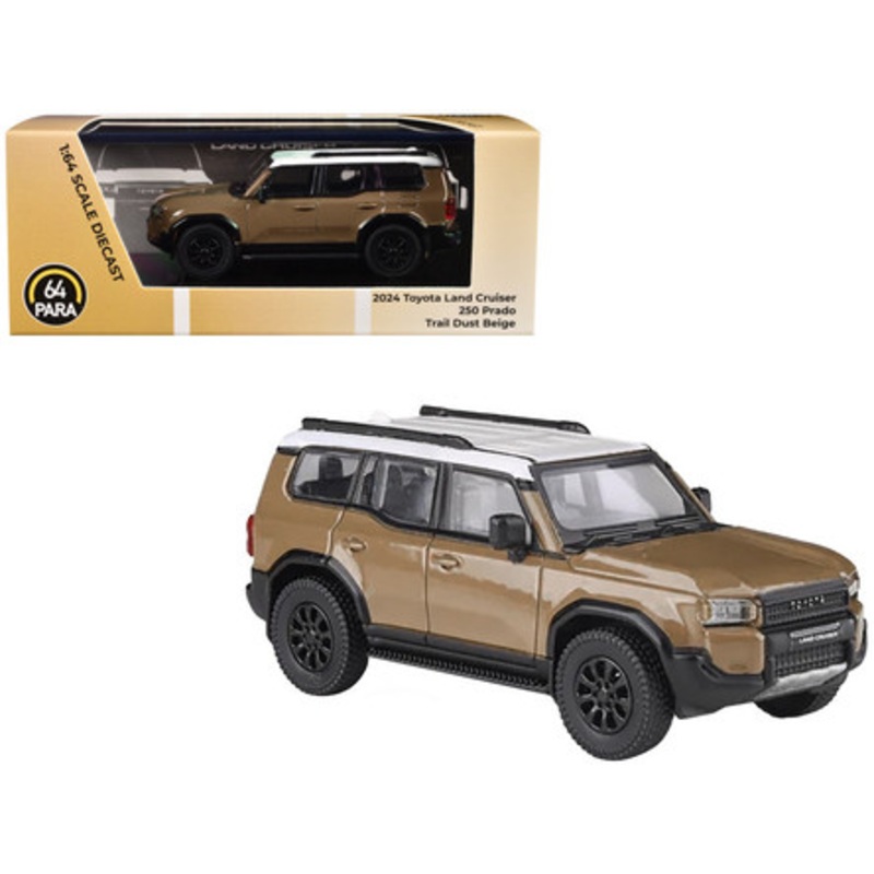1/64 Paragon 2024 Toyota Land Cruiser LC250 (Trail Dust Beige Yellow) Diecast Car Model