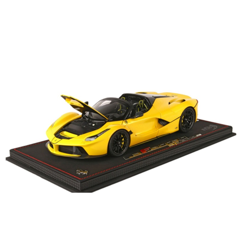 1/18 BBR Ferrari LaFerrari Aperta (Yellow) Diecast Car Model Limited 84 Pieces