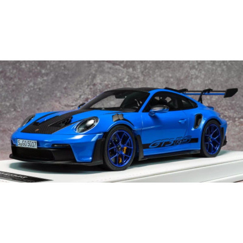 1/18 Ivy Merit Porsche 911 992 GT3 RS Weissach Package (Blue with Blue Wheels) Car Model Limited 16 Pieces