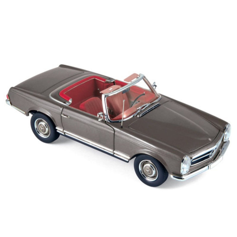 1/18 Norev 1963 Mercedes-Benz Mercedes 230 SL 230SL (Metallic Grey) Diecast Car Model