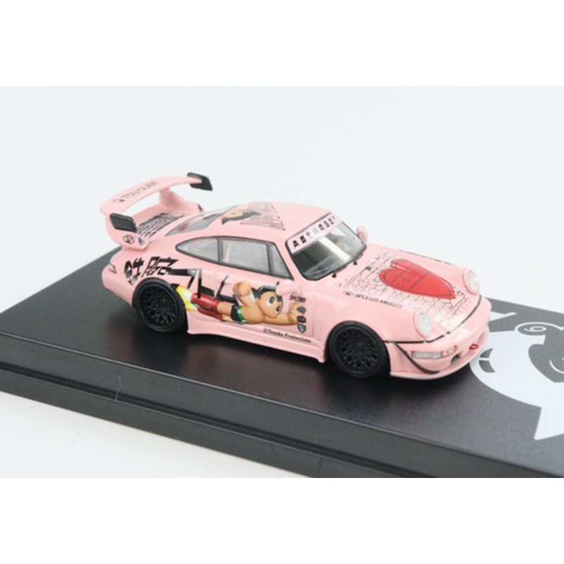 1/64 DPLS Porsche 911 964 RWB Astroboy (Pink) Car Model