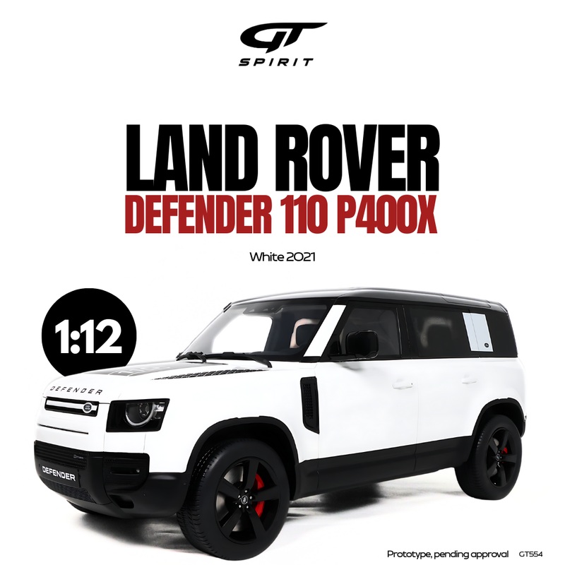 [GT SPIRIT] 1:12 Land Rover Defender 110 P400X White 2021 [GT554]