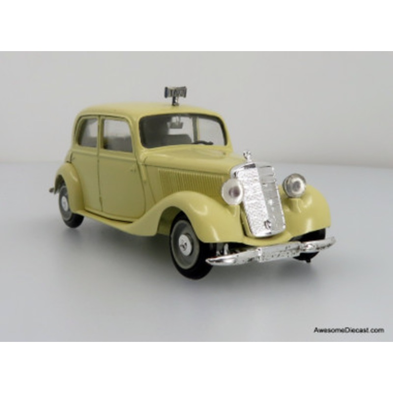 1939 Mercedes-Benz 170V Taxi, Cream 1:43 Diecast Model Car by Retro Vitesse
