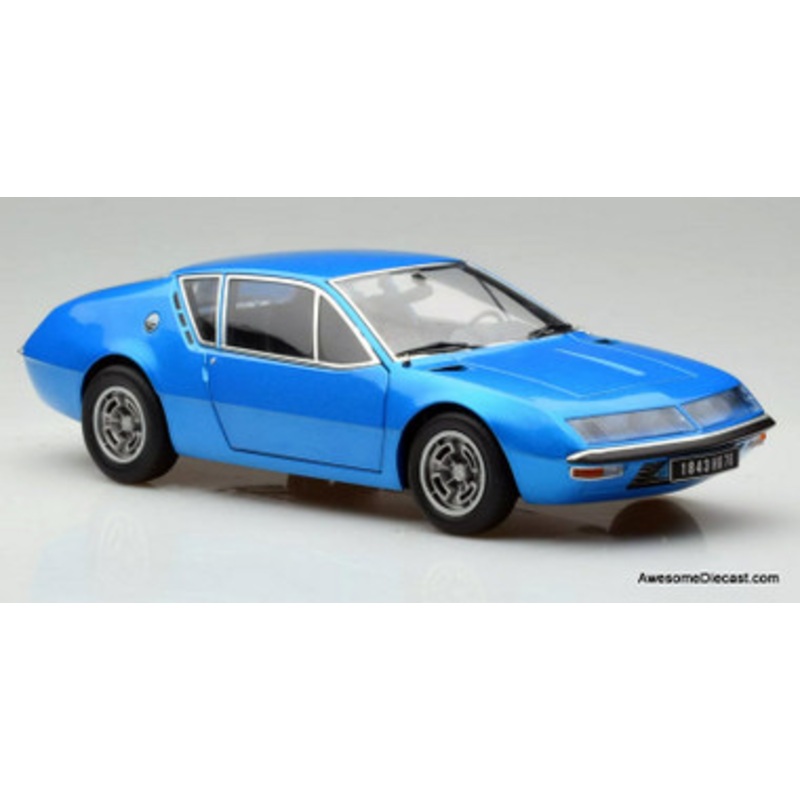 1972 Renault Alpine A310 1600 VE, Alpine Blue 1:18 Diecast Model Car by Norev