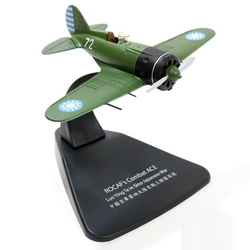 Polikarpov I-16 Type 10 Luo Ying Te, ROCAF 1/72 Scale Diecast Model by Oxford