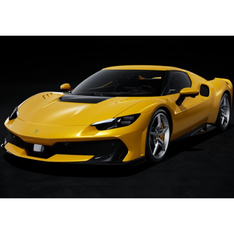 1/18 BBR Ferrari 296 Speciale (Yellow Tristrato) Car Model