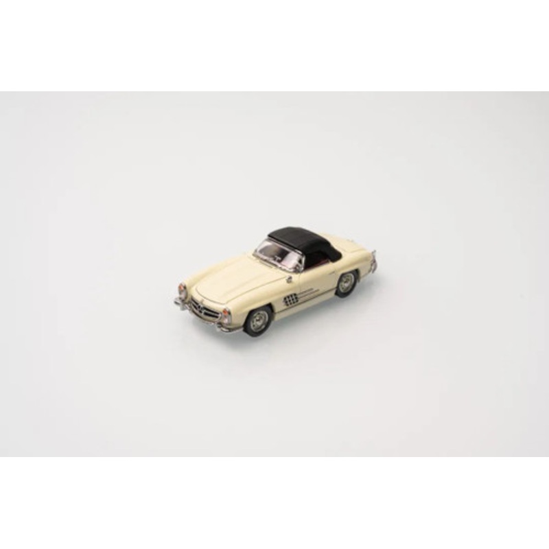 1/64 GFCC Mercedes-Benz 300SL Roadster Soft Top (Cream Beige) Diecast Car Model
