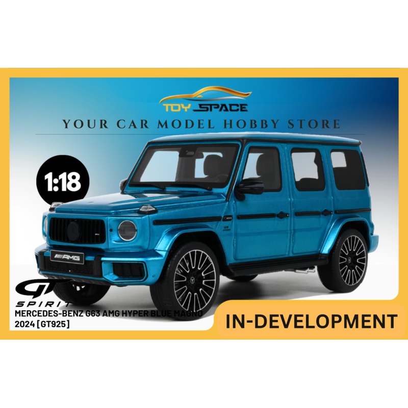 [GT SPIRIT] 1:18 Mercedes-Benz G63 AMG Hyper Blue Magno 2024 [GT925]