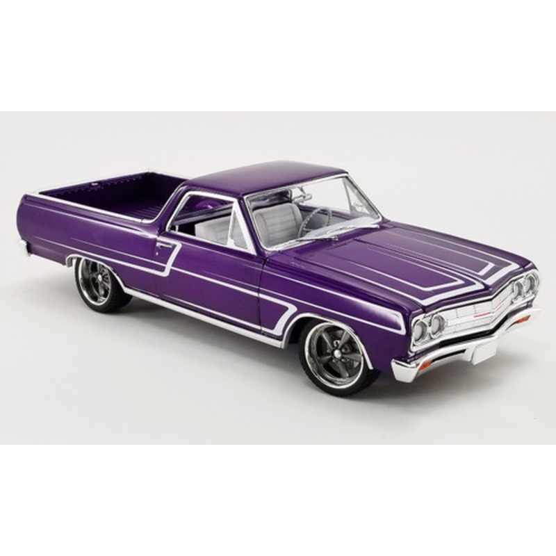 1/18 ACME 1965 Chevrolet Chevy EL Camino SS Custom Cruiser (Custom Purple Metallic) Diecast Car Model Limited