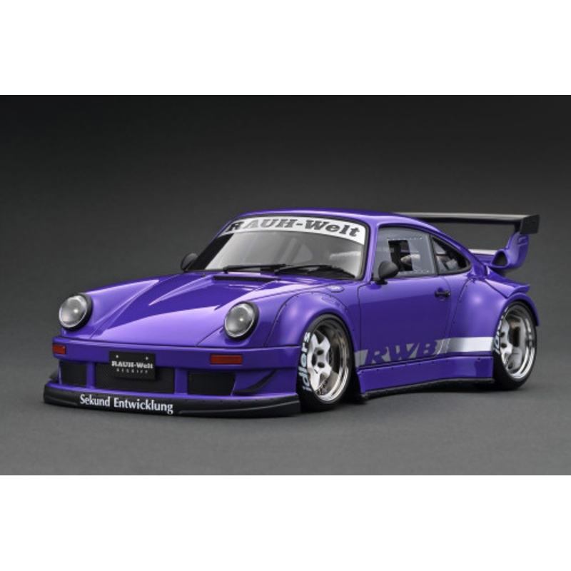 1/18 IG Ignition Model Porsche 911 RWB 930 (Purple) Car Model