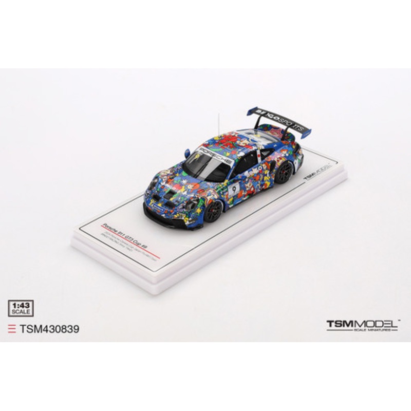 1/43 TSM 2024 Porsche 911 GT3 Cup #9  BINGO RACING Shinji TAKEI 2024 Porsche Carrera Cup Japan ProAM Class Car Model